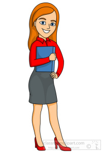 sales woman clipart